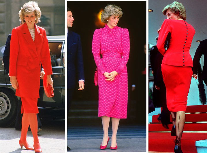Как принцесса Диана носила цветные колготки - «Мода»