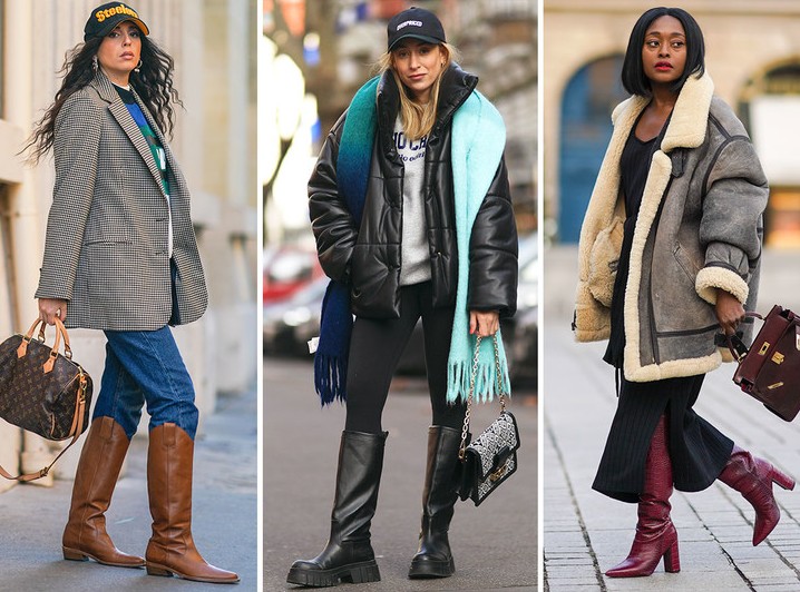 Как носить высокие сапоги и выглядеть модно: 5 зимних образов, которые вам стоит попробовать - «Мода»