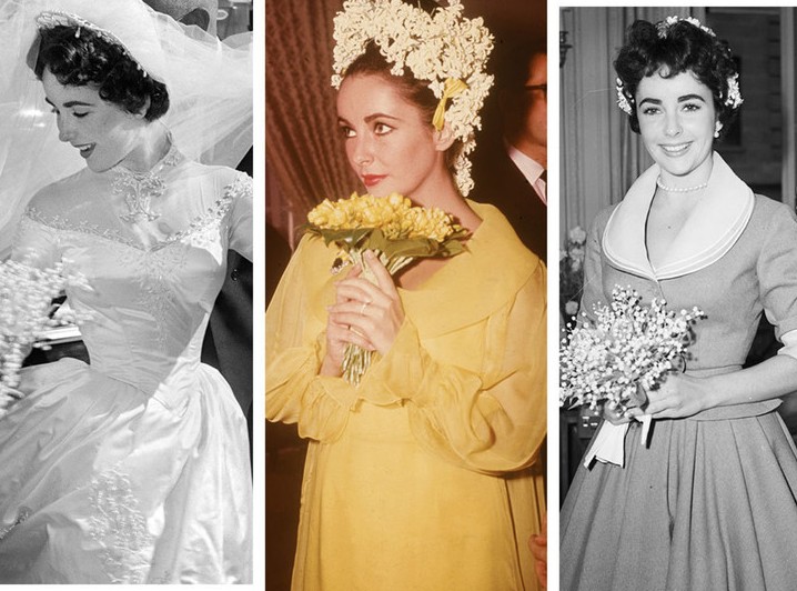 Привычка жениться: 8 свадебных платьев и 7 мужей Элизабет Тейлор - «Мода»