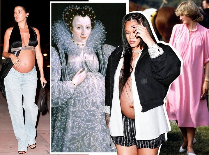 Тугие корсеты и голый живот: как эволюционировал стиль беременных - «Мода»