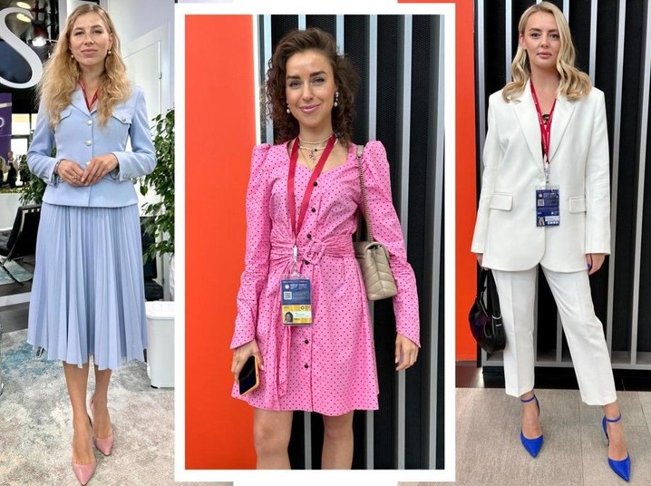 Модные женщины России: самые стильные образы на ПМЭФ-2023, которые вошли в историю - «Мода»