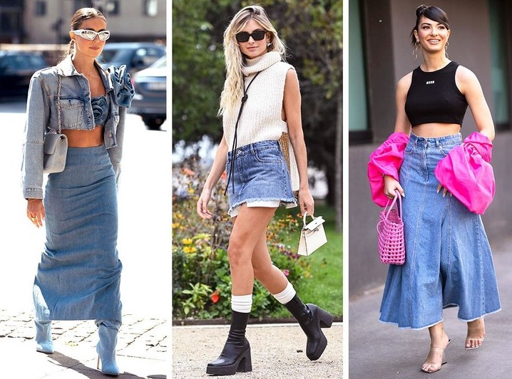 Самые модные джинсовые юбки лета 2023 — они точно выделят вас из толпы - «Мода»