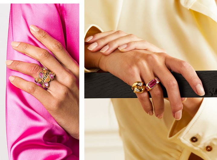 Коктейльные кольца: самый яркий ювелирный тренд сезона - «Мода»