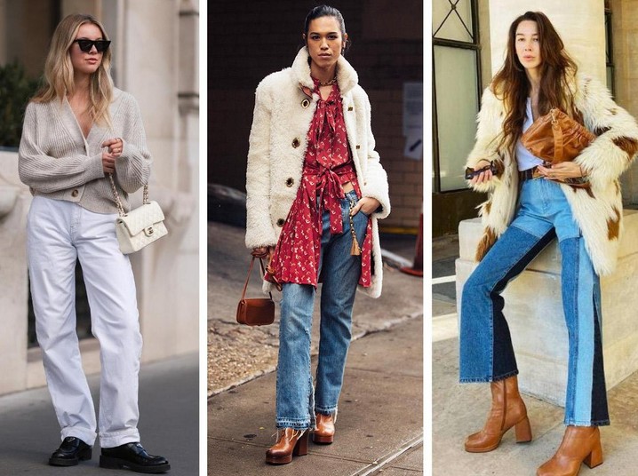 7 нескучных способов носить джинсы этой зимой - «Мода»