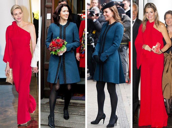 10 примеров, когда королевы и принцессы надели одно и то же - «Мода»