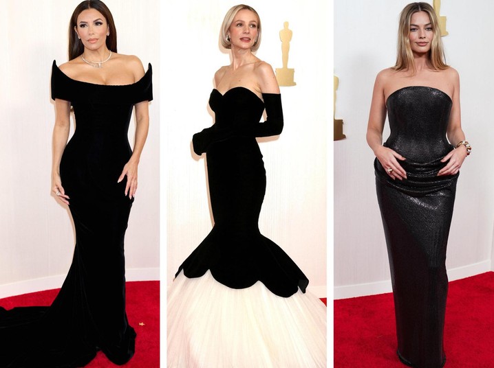 Королевы ночи: 12 самых красивых черных платьев «Оскара-2024», которые вас поразят - «Мода»